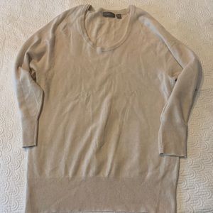 Long 100% cashmere sweater